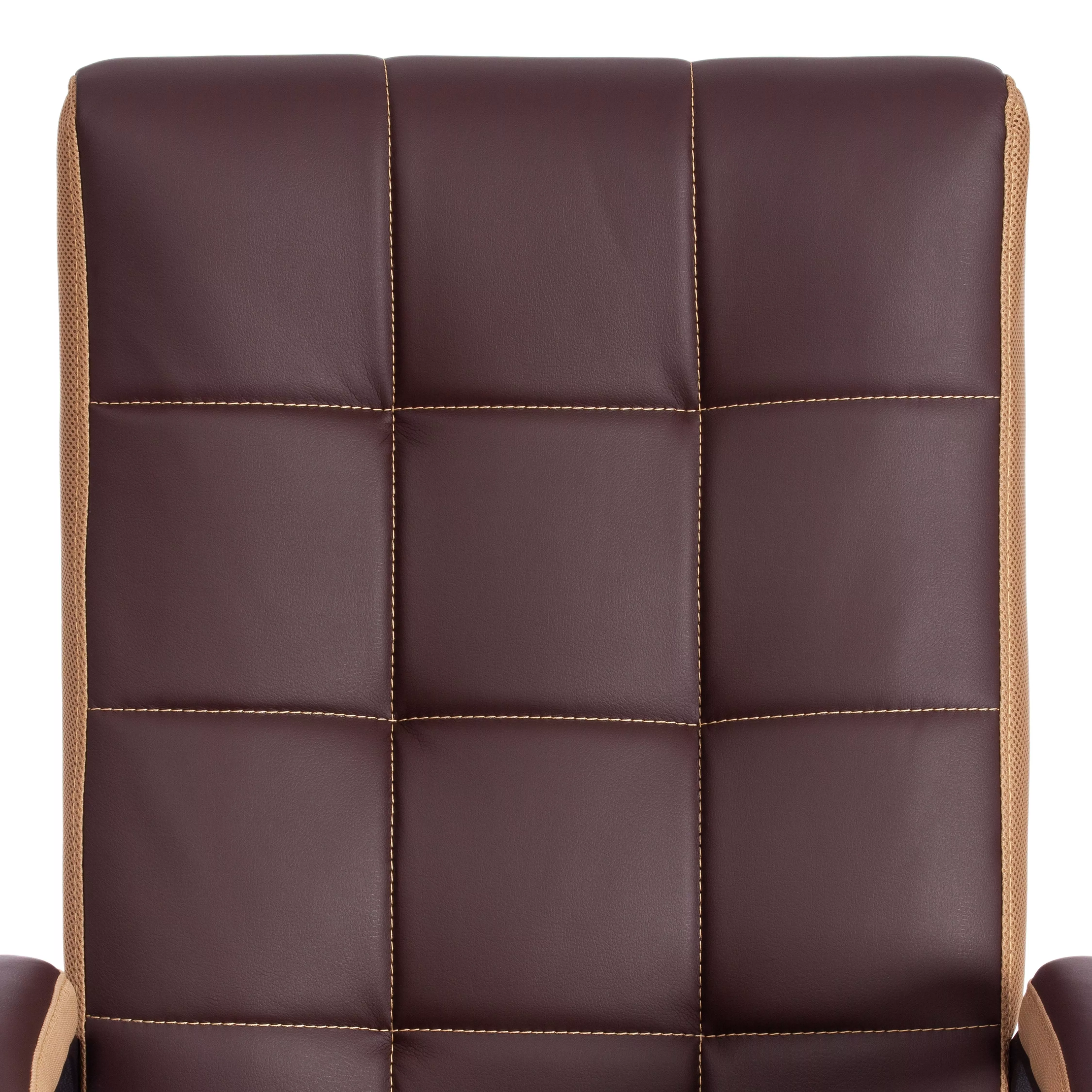 Кресло TRENDY (22) экокожа коричневый / бронзовый