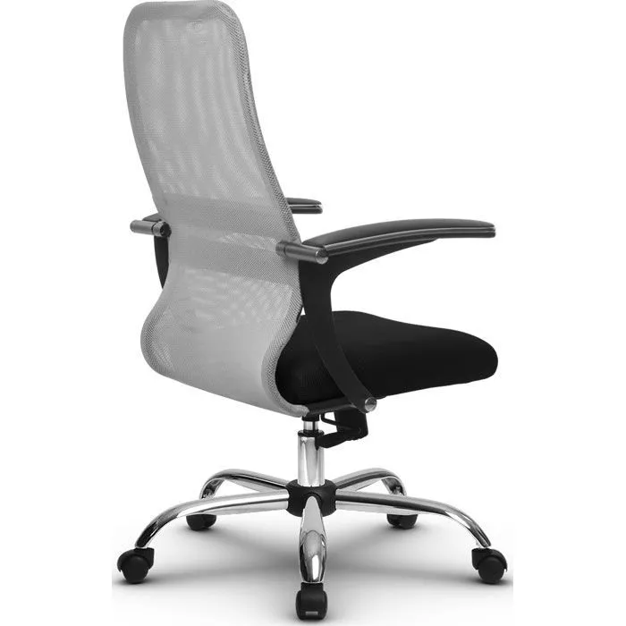 Кресло компьютерное SU-СU160-8 Ch Светло-серый / черный
