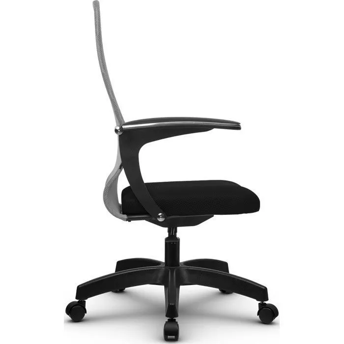 Кресло компьютерное SU-СU160-8P Pl Светло-серый / черный