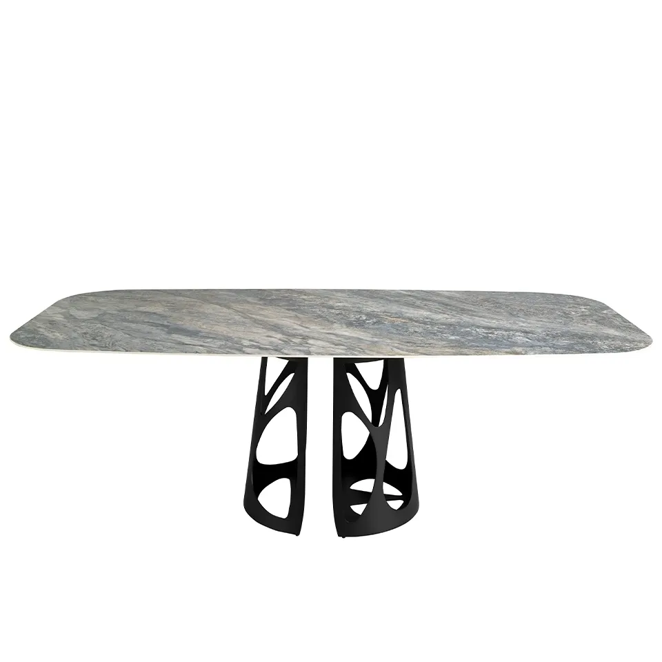 Овальный стол Angel Cerda 1136/DT959 из мраморной керамики 181547