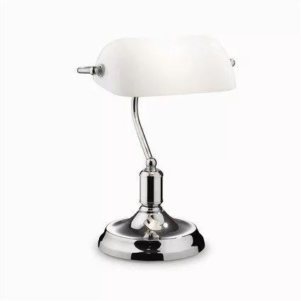 Лампа настольная Ideal Lux LAWYER TL1 CROMO