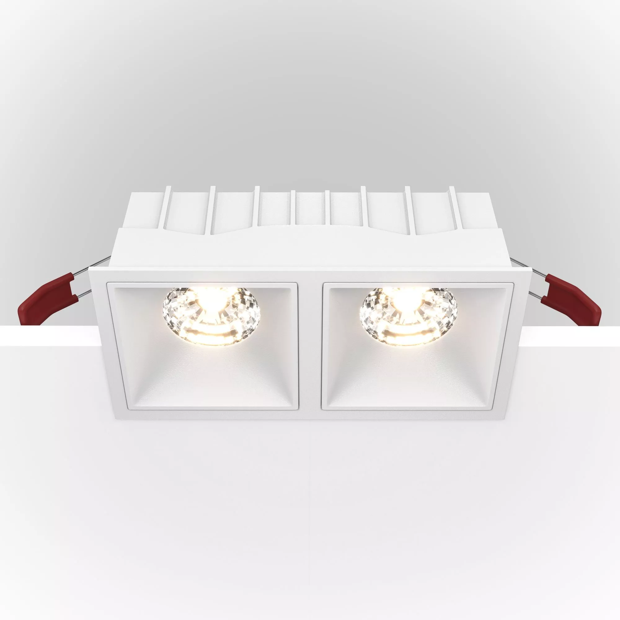 Точечный встраиваемый светильник Maytoni Alfa LED DL043-02-15W3K-D-SQ-W