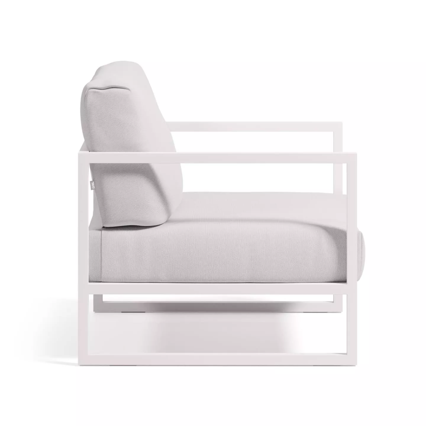 Кресло для улицы La Forma Comova из алюминия белое