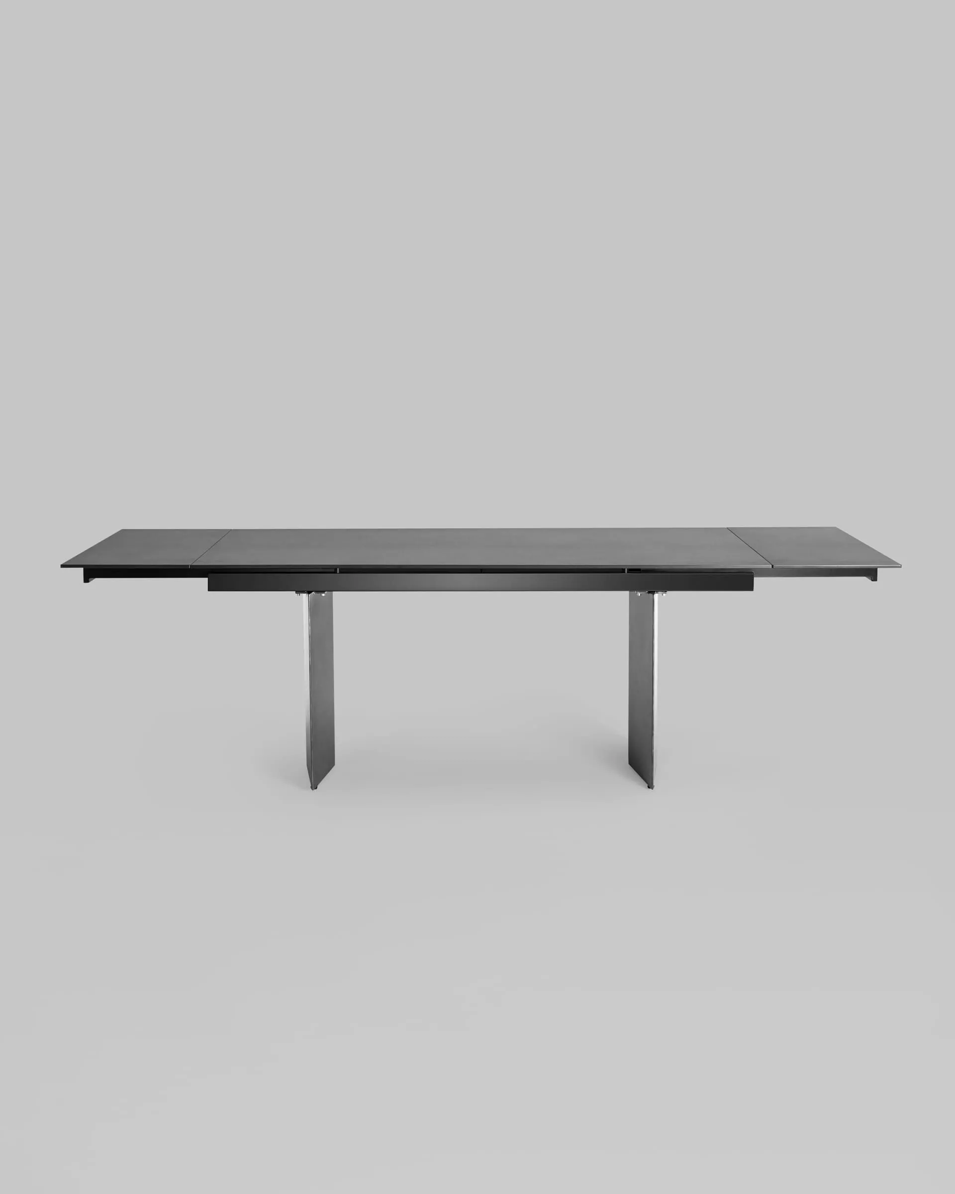 Большой обеденный стол Селин раскладной 180-260х90 керамика темная