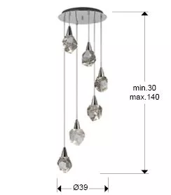 Подвесной светильник Schuller Aquaria 156237