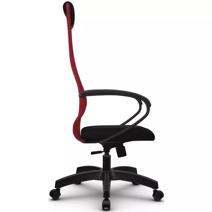 Кресло компьютерное SU-BК130-8 Pl Красный / черный