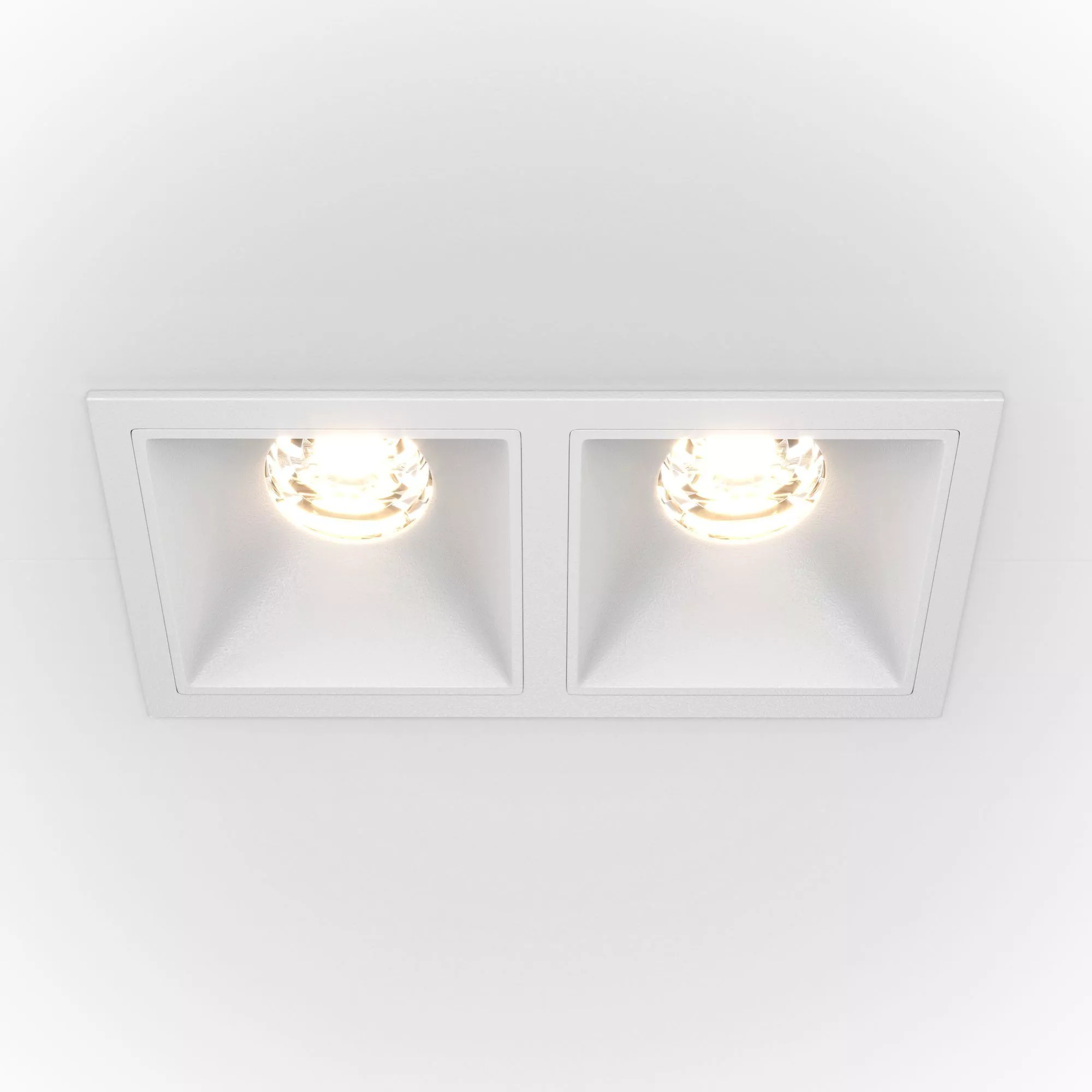 Точечный встраиваемый светильник Maytoni Alfa LED DL043-02-10W3K-D-SQ-W