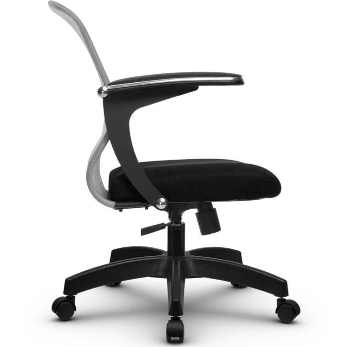 Кресло SU-M-4 Светло-серый / черный