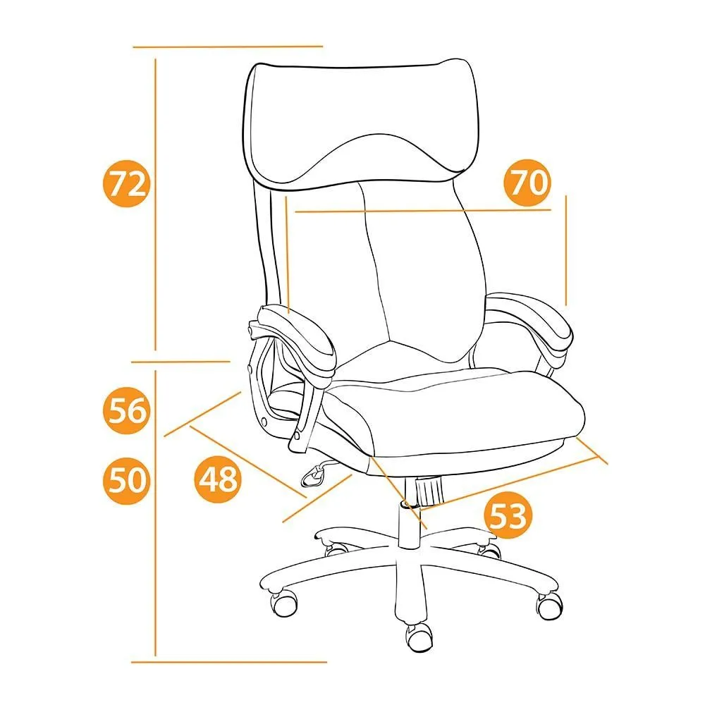 Кресло для руководителя GRAND бежевый + бронзовый