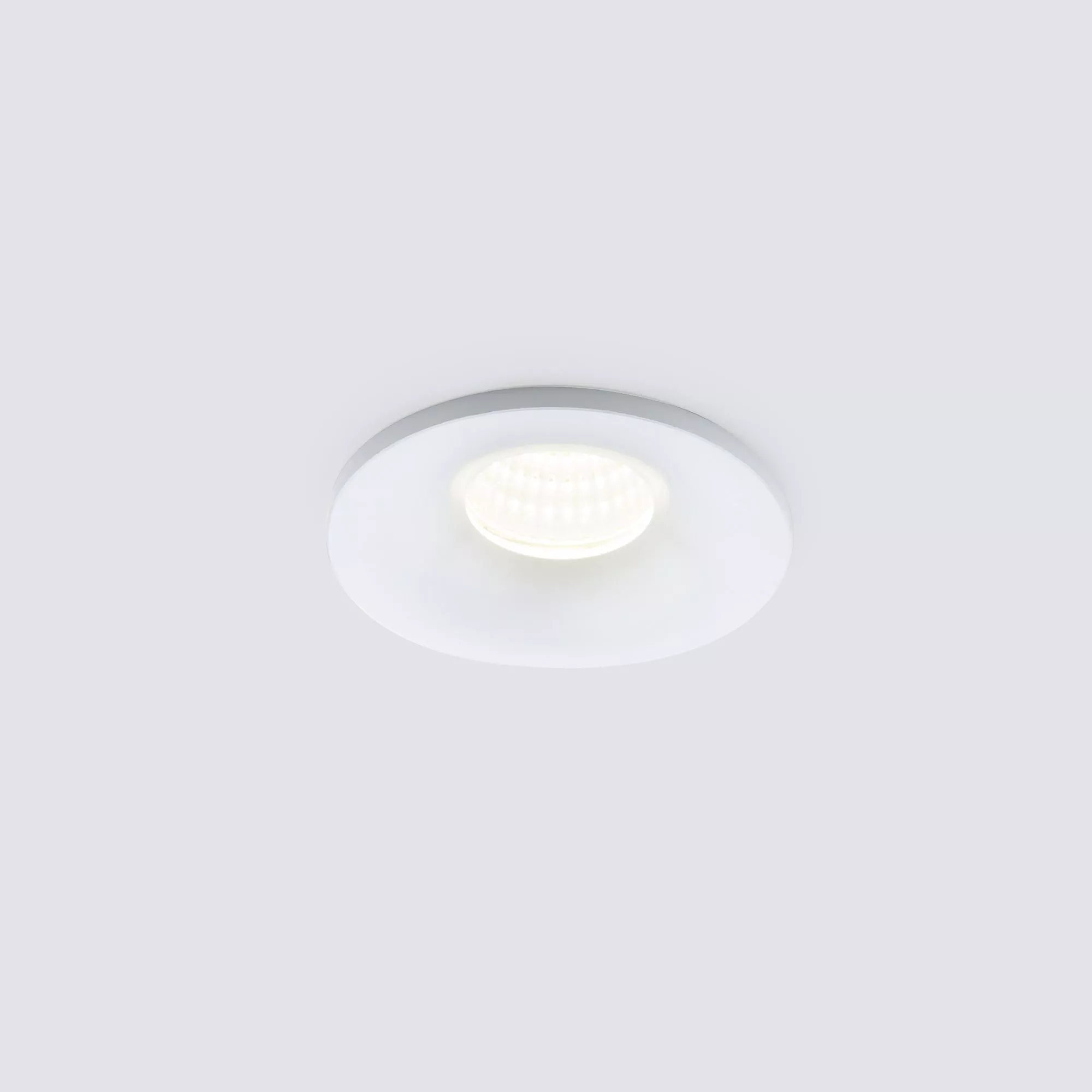 Точечный встраиваемый светильник Elektrostandard Plain R 15270/LED белый