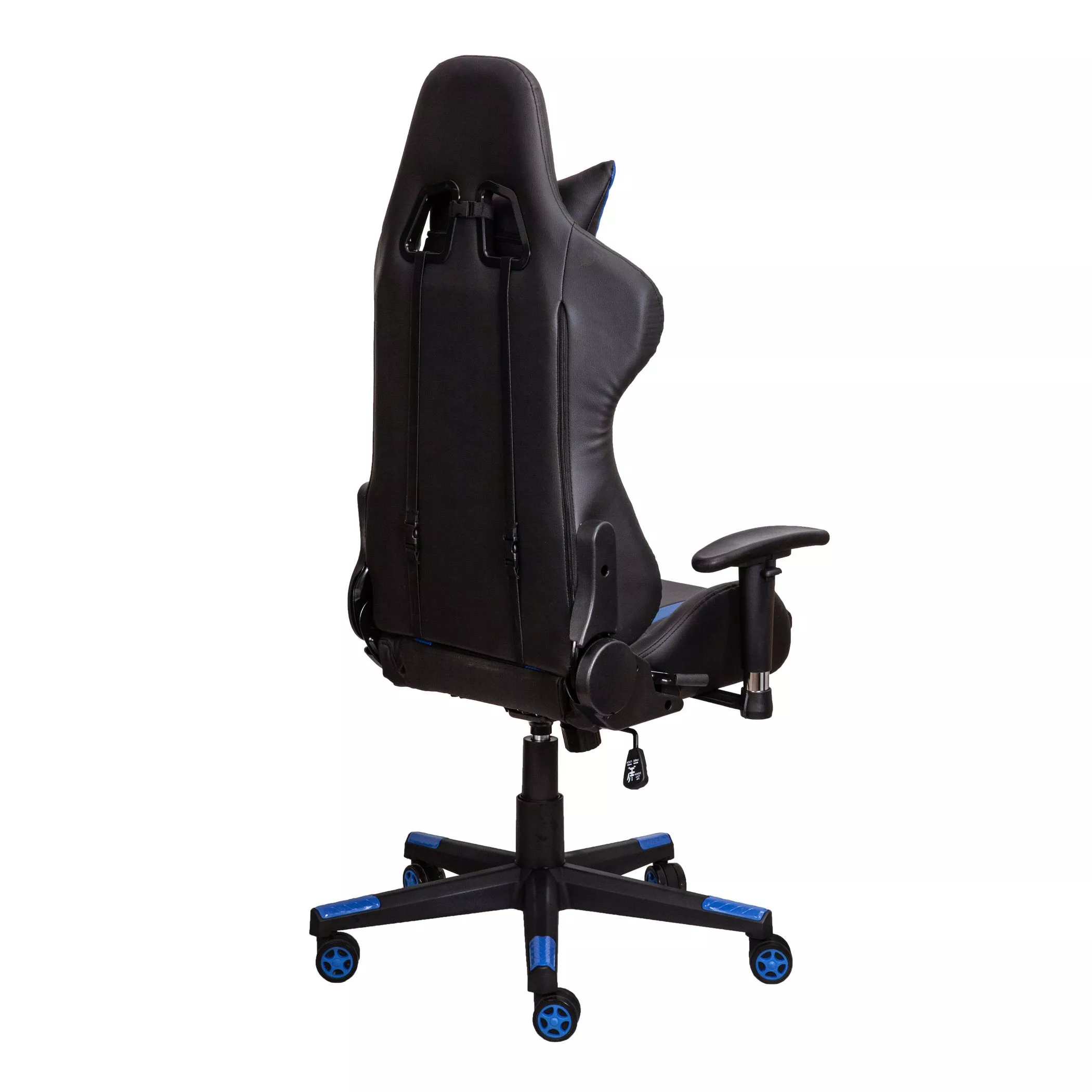 Кресло поворотное Gamer синий черный экокожа 41932