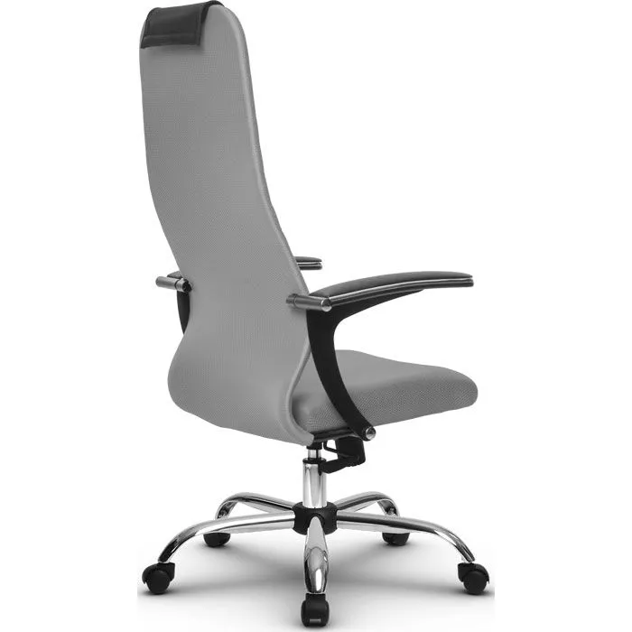 Кресло компьютерное SU-BU158-10 Ch Светло-серый / светло-серый