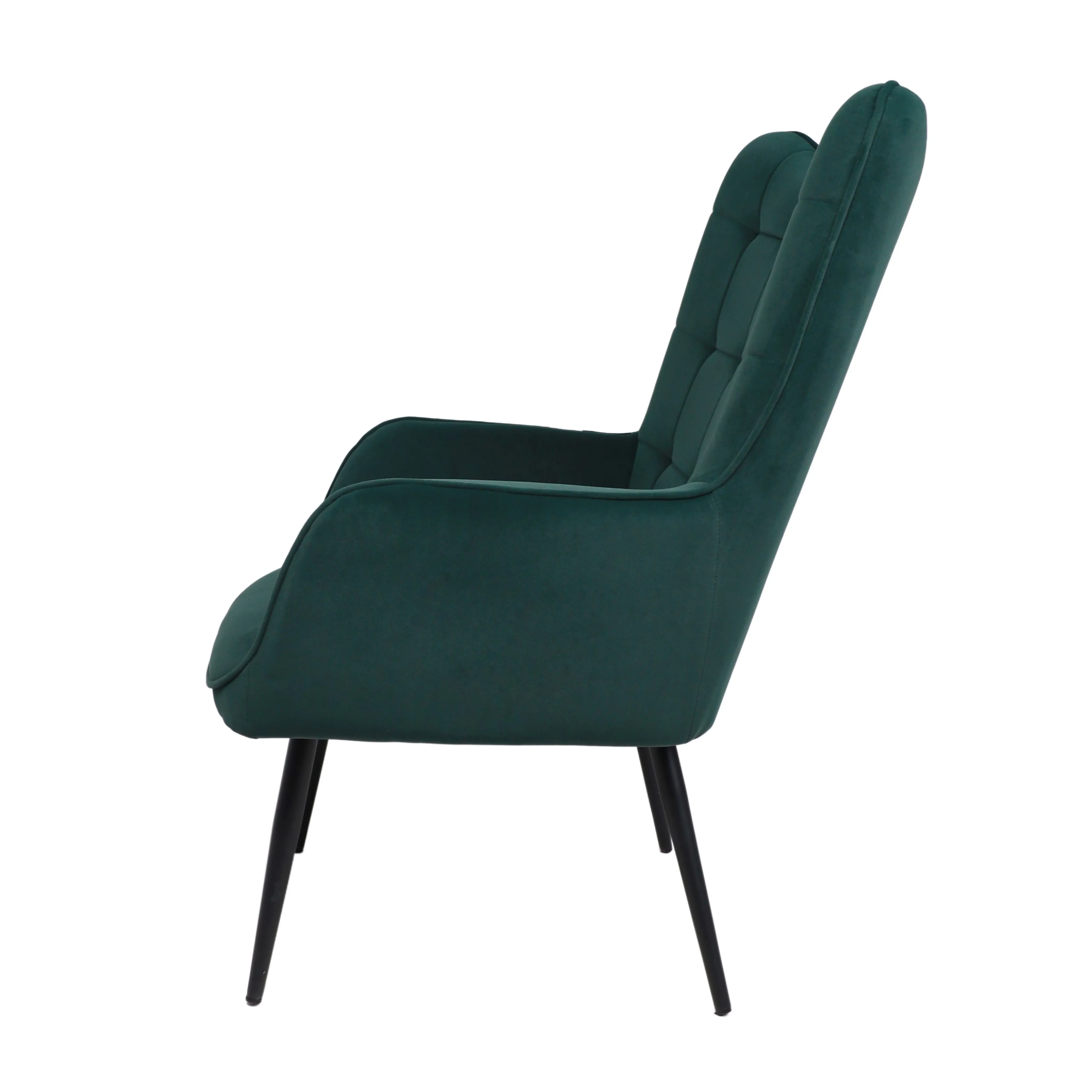 Кресло Bogema зеленый велюр / черный 78237