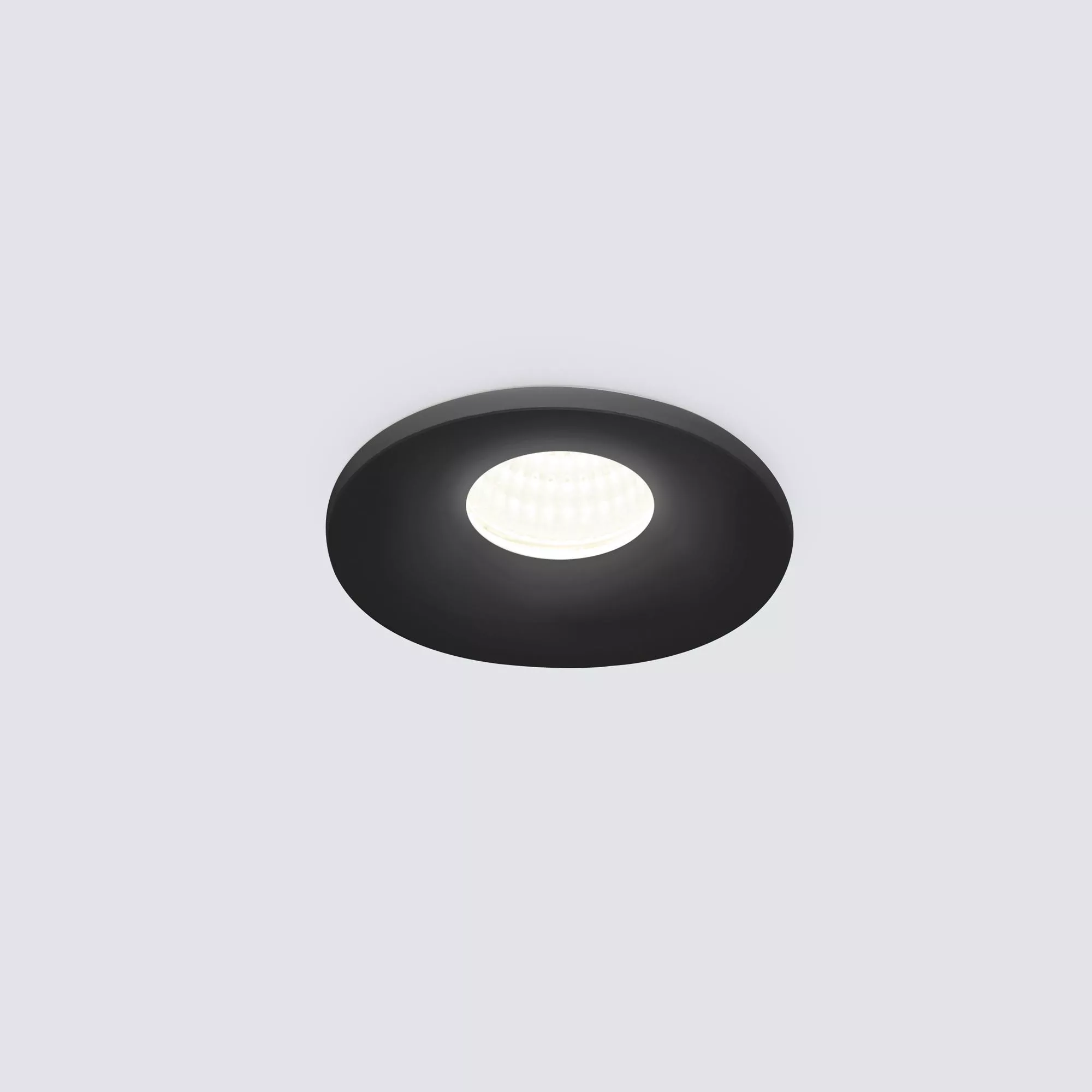 Точечный встраиваемый светильник Elektrostandard Plain R 15270/LED Черный