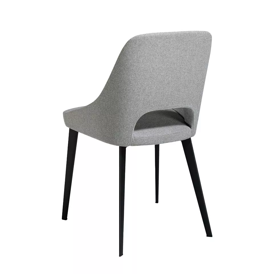 Обеденный стул Angel Cerda A203 /4101 серый тканевый на металлических ножках