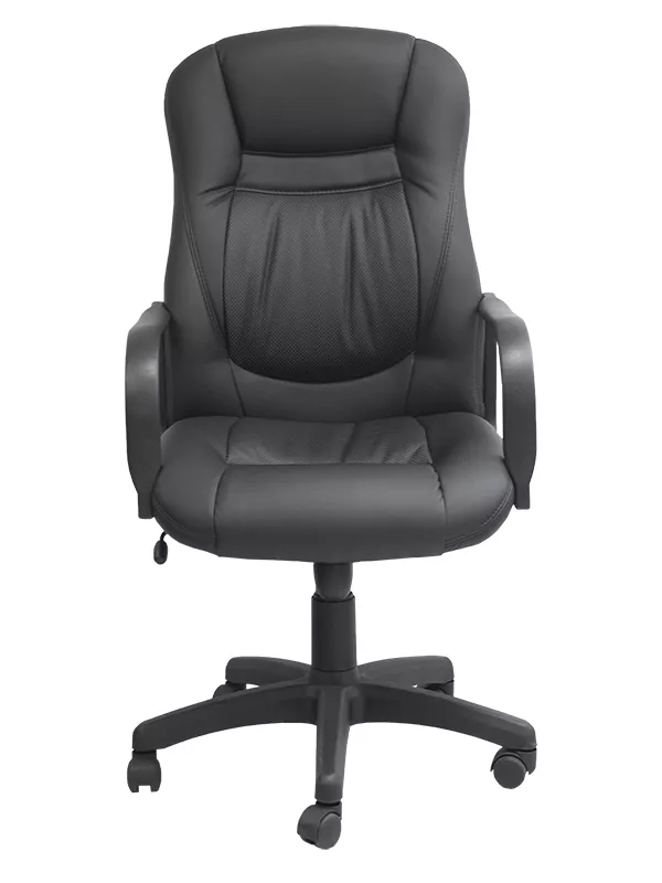 Кресло для руководителя Gloria PLN11 PU01 экокожа черный