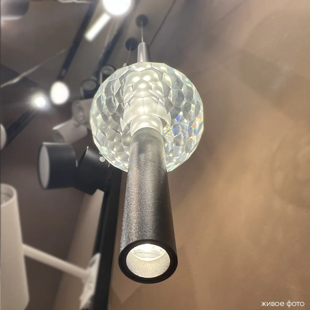 Подвесной светильник Crystal Lux ELVIRA SP8W LED 4000K BLACK