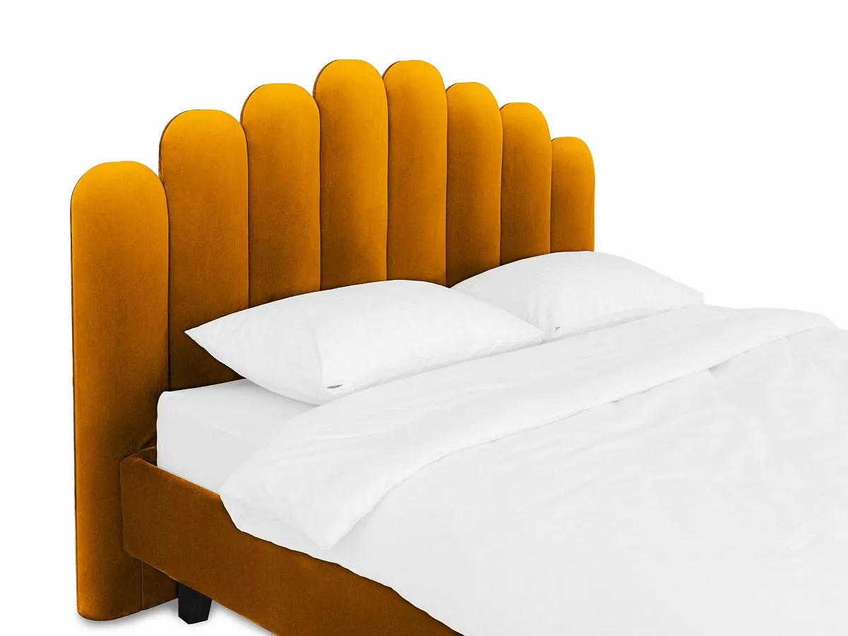 Кровать 160х200 Queen II Sharlotta L желтый 577093