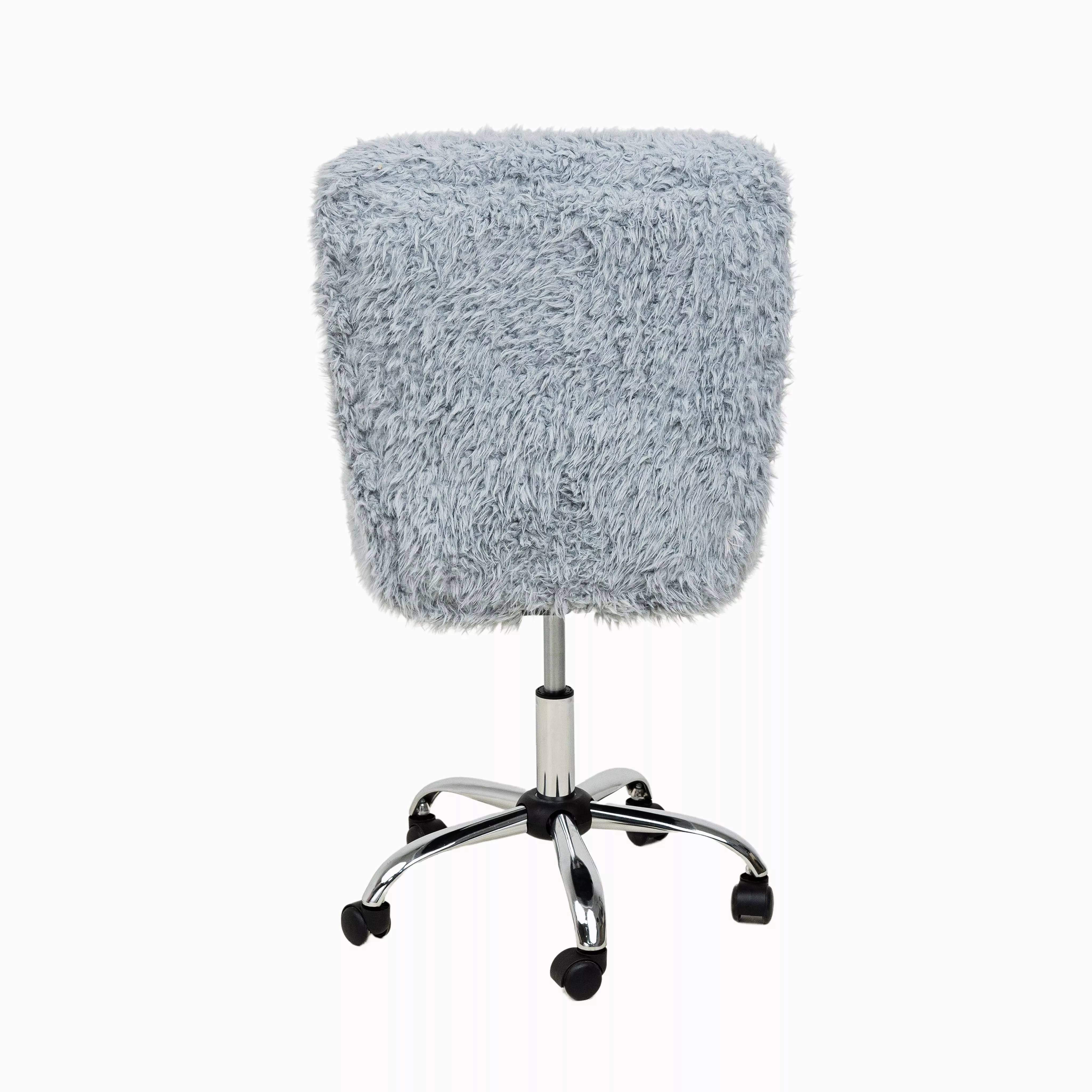 Кресло поворотное Fluffy серый 86382