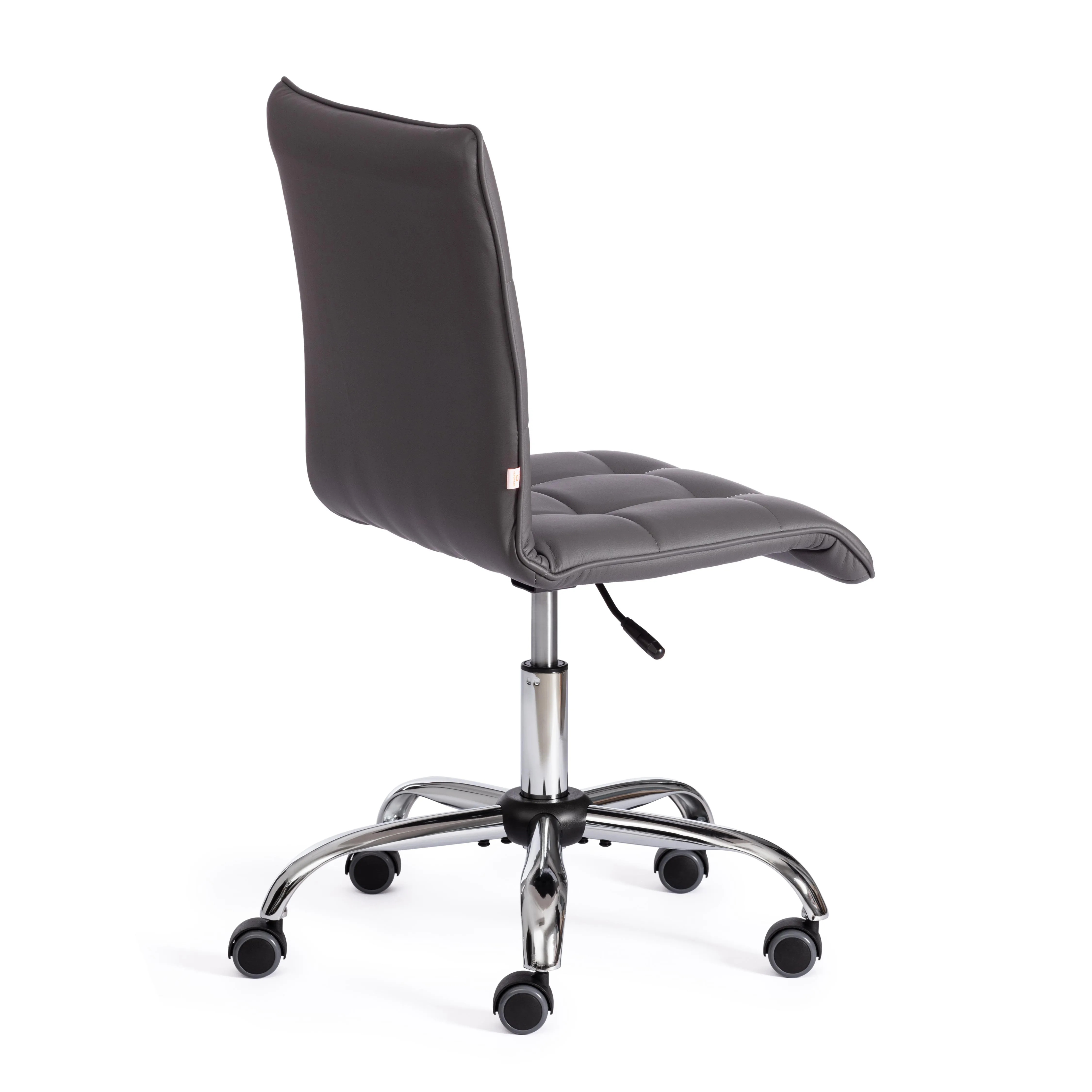 Кресло офисное ZERO экокожа серый металлик
