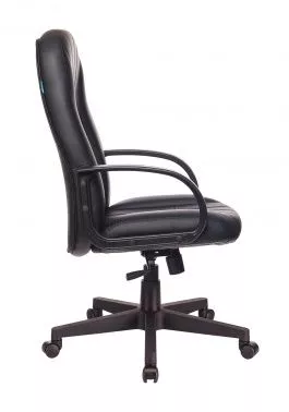 Кресло руководителя Бюрократ T-898AXSN Leather Black черный