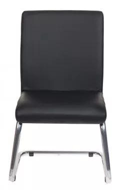 Кресло для посетителей Бюрократ CH-250-V экокожа черный