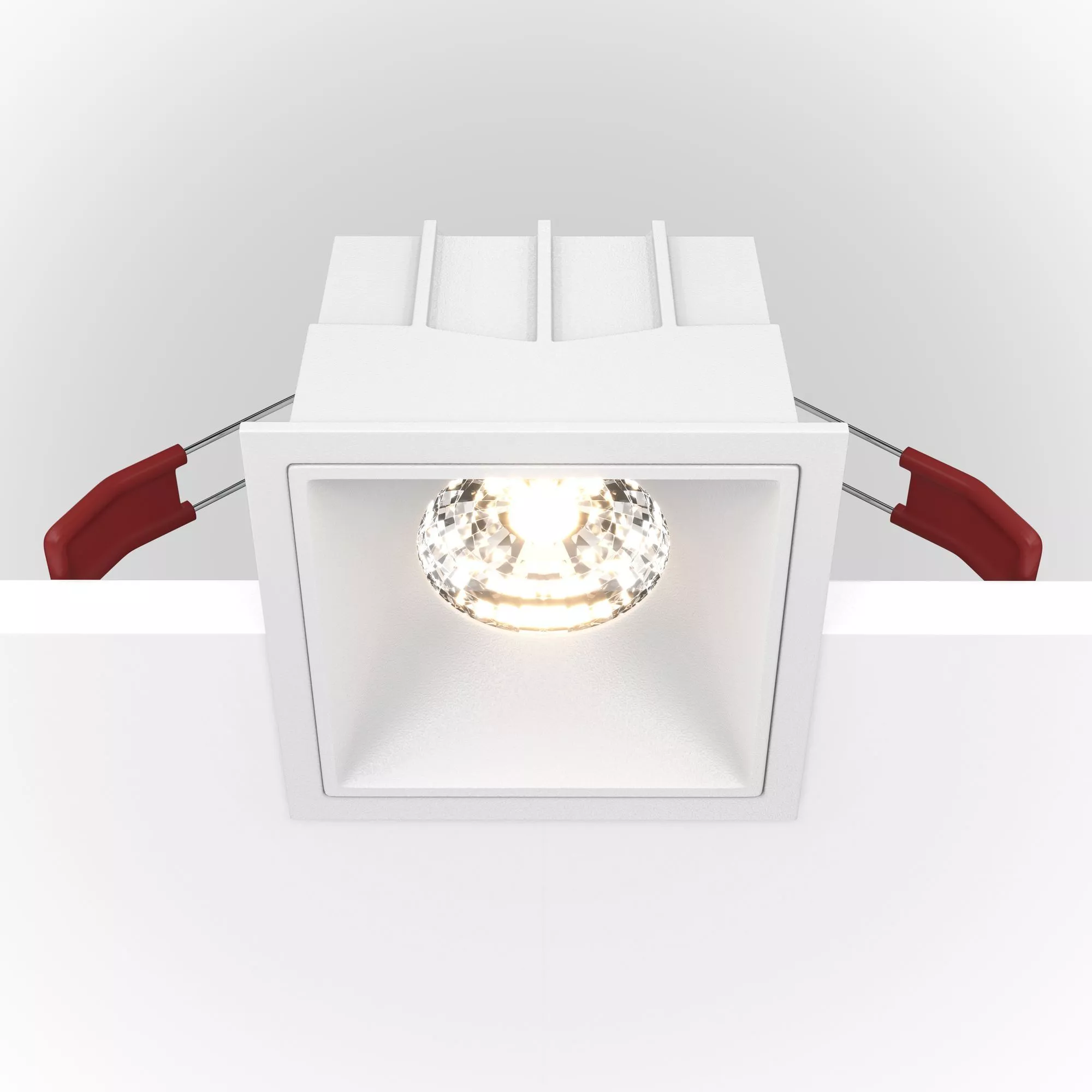 Точечный встраиваемый светильник Maytoni Alfa LED DL043-01-15W3K-SQ-W