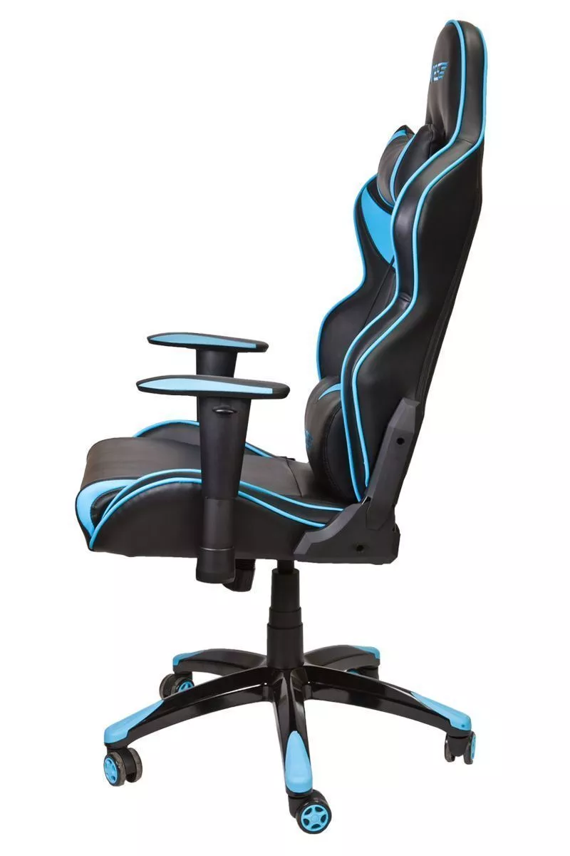 Кресло поворотное Viper синий экокожа 45705