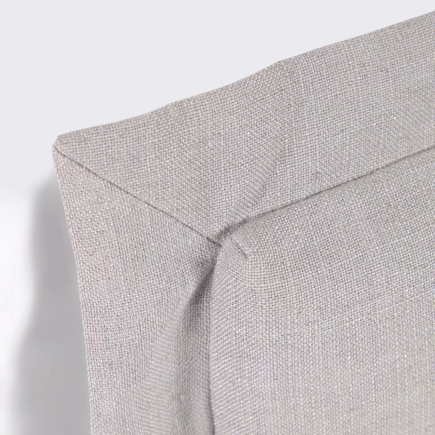 Изголовье La Forma лен серого цвета Tanit со съемным чехлом 106 x 106 см