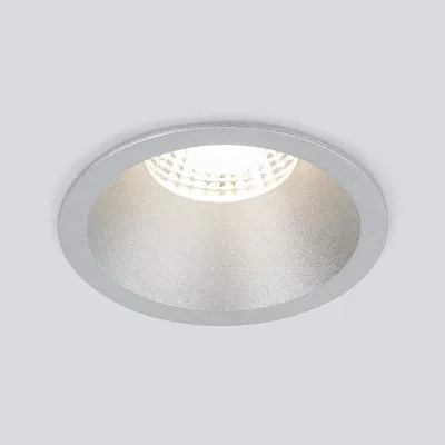 Точечный встраиваемый светильник Elektrostandard Lin 15266/LED Серебро