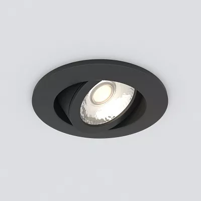 Точечный встраиваемый светильник Elektrostandard Visio R 15272/LED черный
