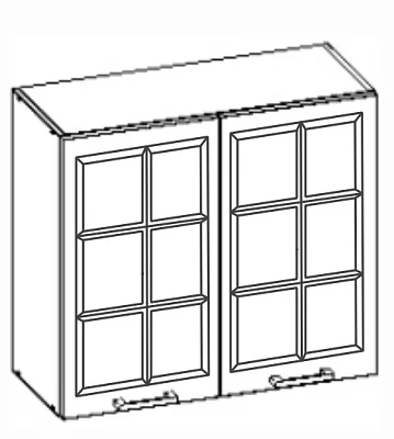 Шкаф навесной Роял Вуд Вегас В 800 ст (h=720)