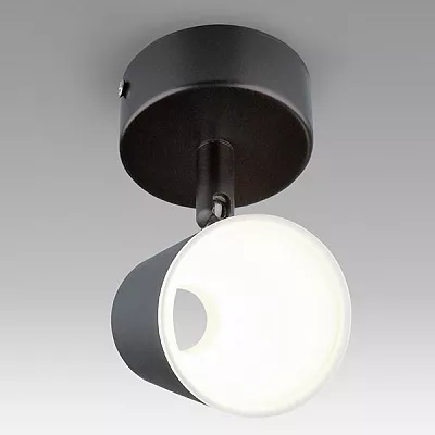 Точечный накладной светильник Elektrostandard Snappy DLR025 5W 4200K Черный