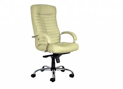Кресло для руководителя Orion Steel Chrome-st SF01 экокожа бежевый