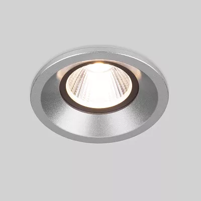 Точечный встраиваемый светильник Elektrostandard Kita 25024/LED Серебро