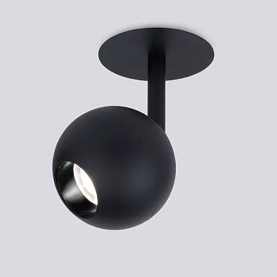 Точечный встраиваемый светильник Elektrostandard Ball 9925 LED черный