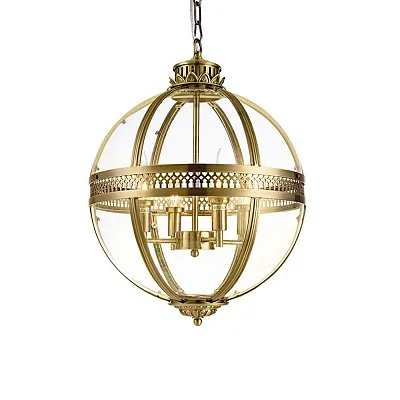 Подвесной светильник Delight Collection Residential KM0115P-4M antique brass