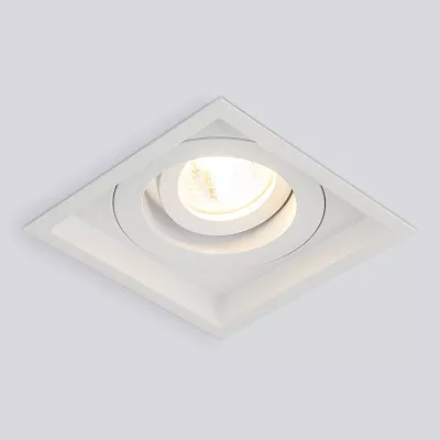 Точечный встраиваемый светильник Elektrostandard Sofit 1071/1 белый