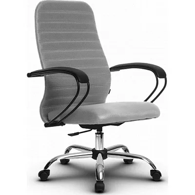 Кресло компьютерное SU-СК130-10P Ch Светло-серый / светло-серый