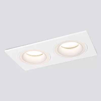 Точечный встраиваемый светильник Elektrostandard Glim S 1091/2 Белый