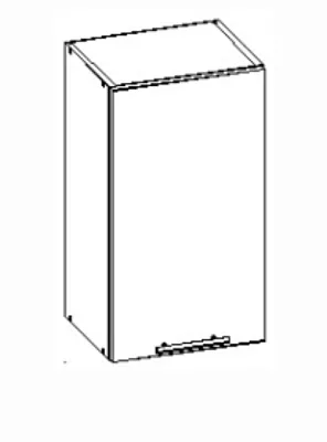 Шкаф навесной Роял Вуд Вегас В 400 (h=720)