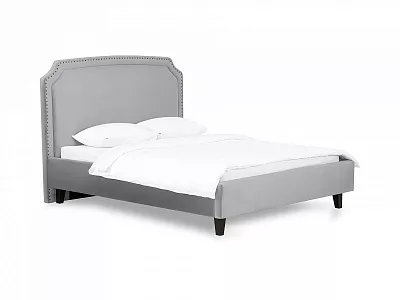 Кровать двуспальная Ruan 180х200 серый 652368