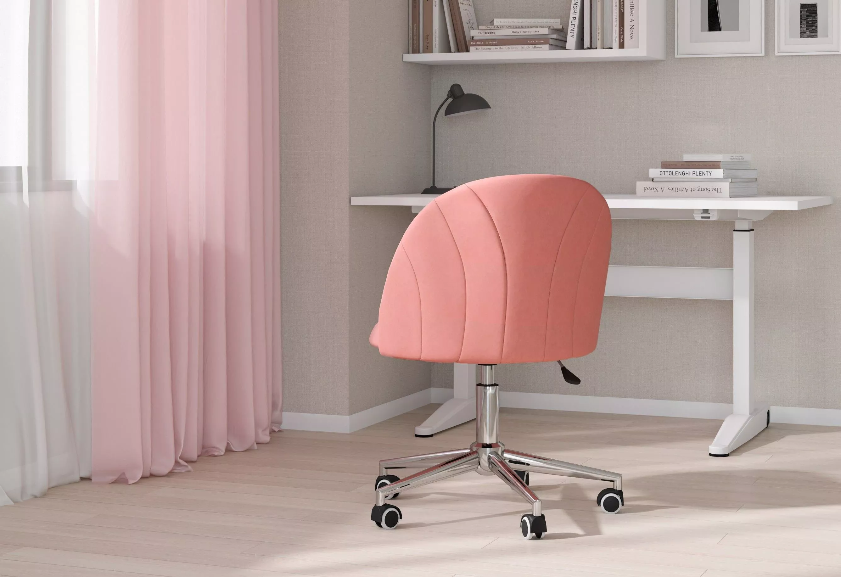 Кресло компьютерное CHAIRMAN HOME 117 розовый