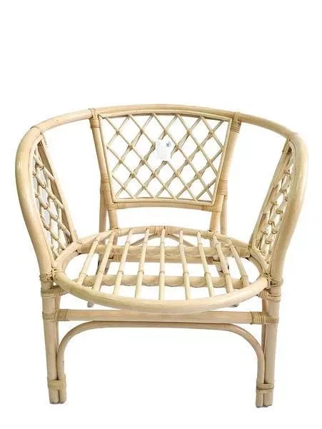 Кресло из ротанга Багама натуральный (подушки шенилл обычные светлые)