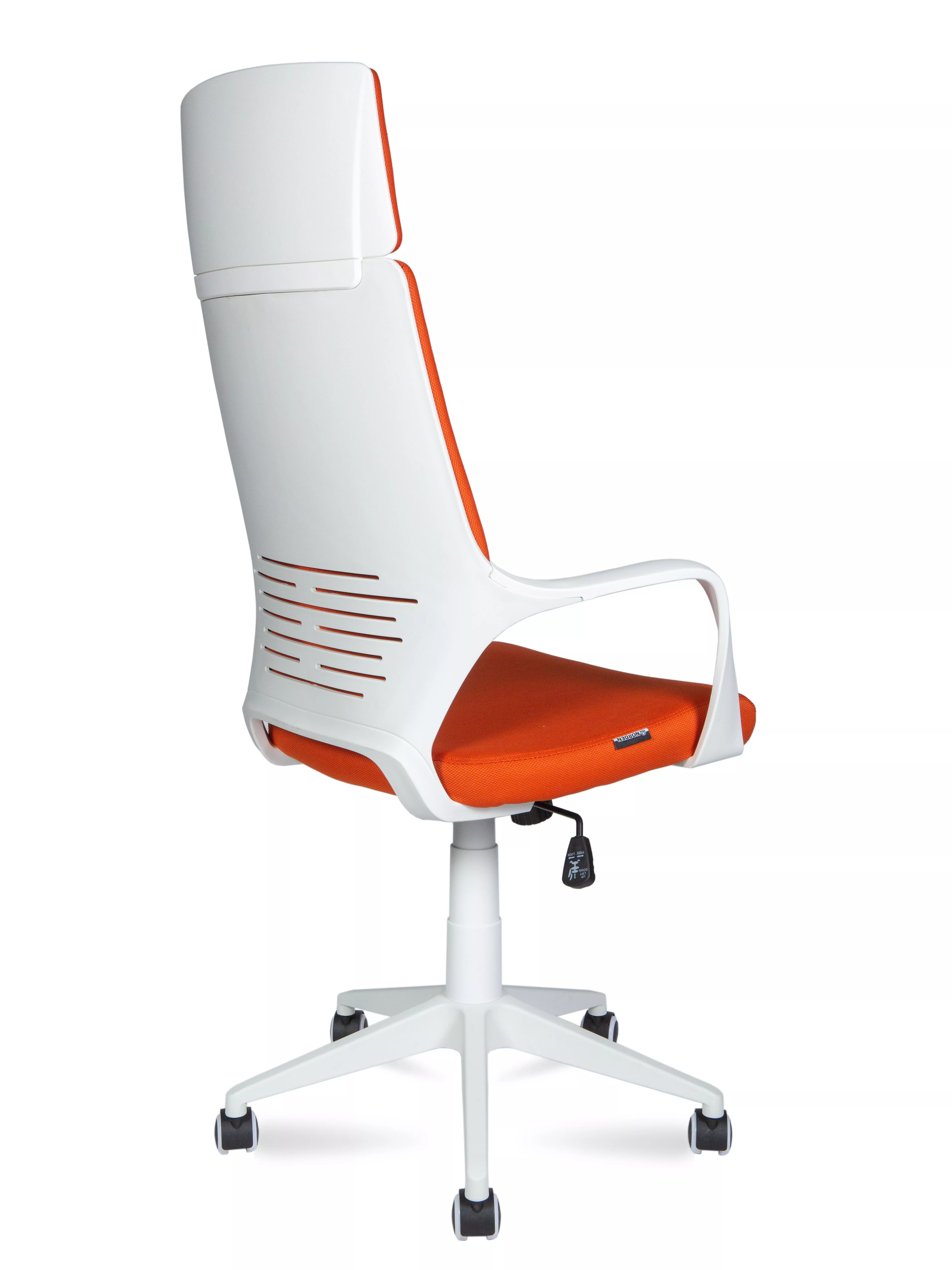 Кресло компьютерное IQ белый пластик / оранжевый ткань CX0898H-0-59 NORDEN