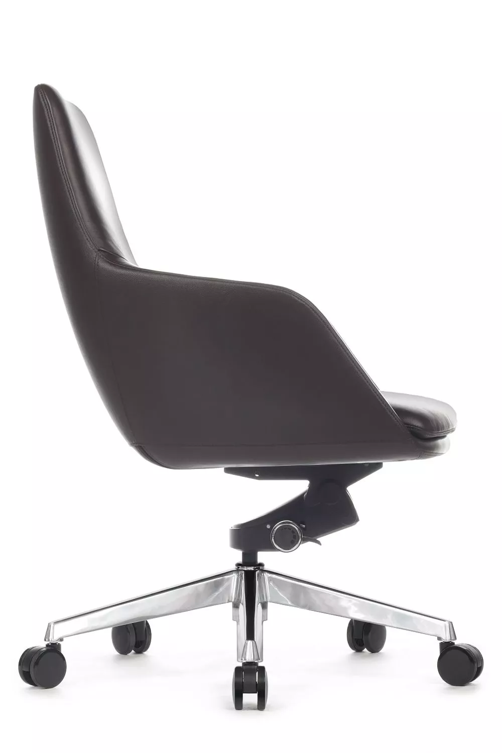 Офисное кресло из натуральной кожи RIVA DESIGN Soul-M (B1908) темно-коричневый