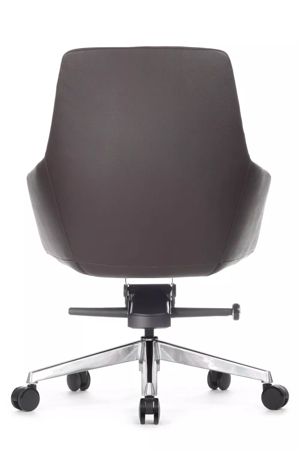 Офисное кресло из натуральной кожи RIVA DESIGN Soul-M (B1908) темно-коричневый
