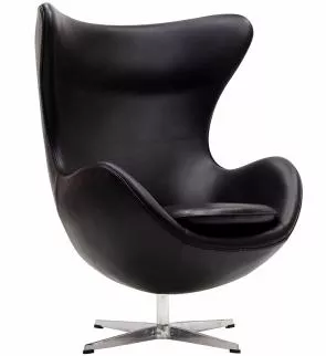 Дизайнерское кресло EGG CHAIR натуральная кожа