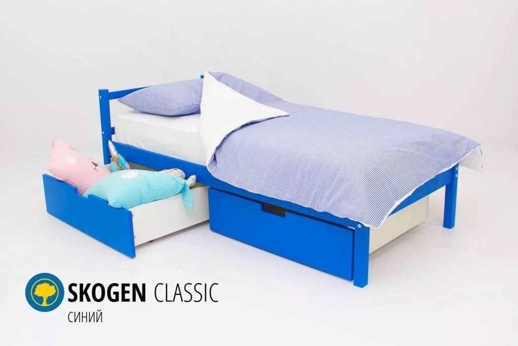 Детская кровать с ящиками Svogen Classic