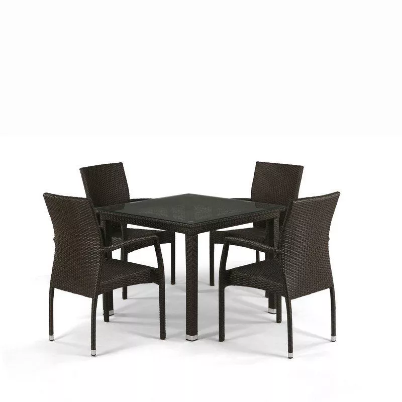 Комплект мебели из ротанга T257A/Y379A-W53 Brown 4Pcs